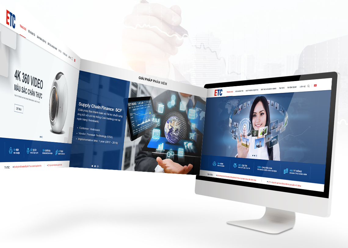 ETC - Thiết kế profile và webstite Công ty Công nghệ ETC